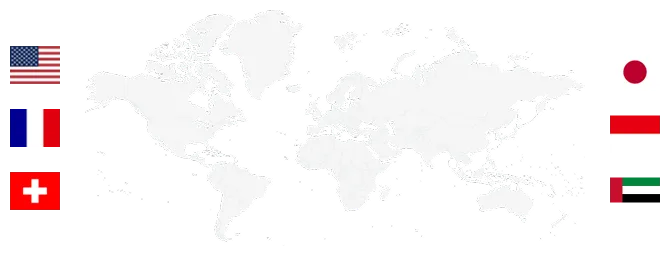 ERUDITEGO intervient en France, Etats-Unis, Suisse, Indonésie, Japon et E.A.U.